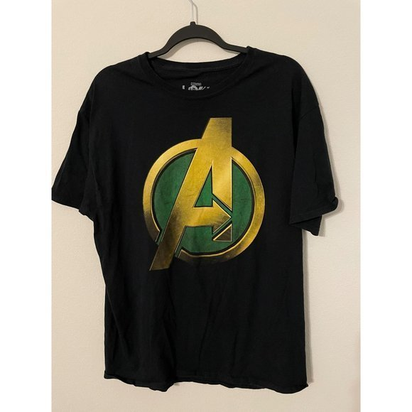 Marvel Loki Avengers Logo T-Shirt‎ Size Large - Picture 1 of 4
